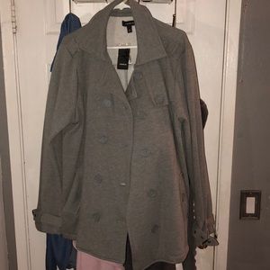 Torrid grey pea coat